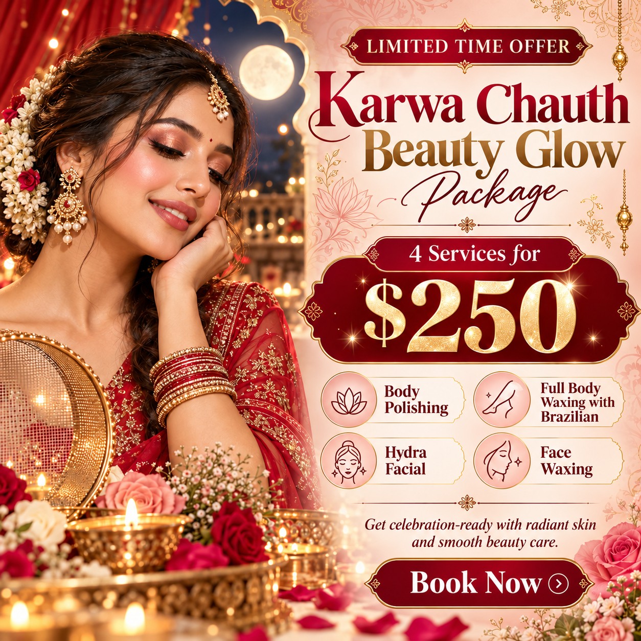 🌙 Karwa Chauth Beauty Glow Package